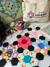 Load image into Gallery viewer, Gallant Roundtable, 1" Hexagon Comfort Quilt Kit, 550 pieces