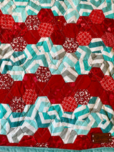 Load image into Gallery viewer, Rockets Did Blare, A Finished Patriotic Quilt