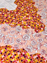 Load image into Gallery viewer, White Roses, A Finished Baby Quilt