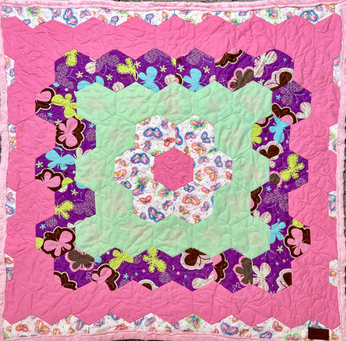 Butterfly Baby, A Finished Baby Quilt