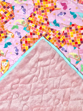 Load image into Gallery viewer, Sirens Swim, A Finished Baby Quilt