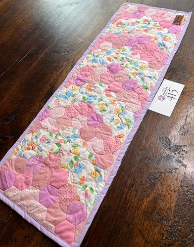 Cheerful Awakening, A Finished Table Runner