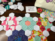 Load image into Gallery viewer, Bright Bouquet, 1" Hexagon Comfort Quilt Kit, 550 pieces