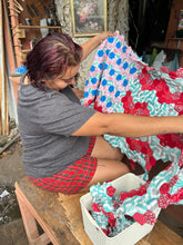 Load image into Gallery viewer, Rockets Did Blare, A Finished Patriotic Quilt