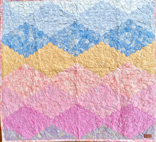 Children's Watercolors, A Finished Quilt