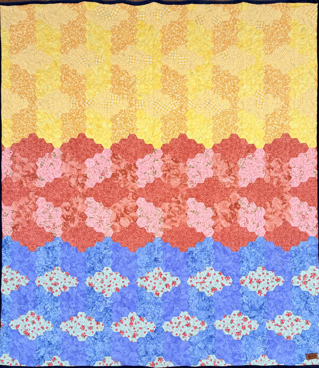 Coastal Sunrise, A Finished Quilt