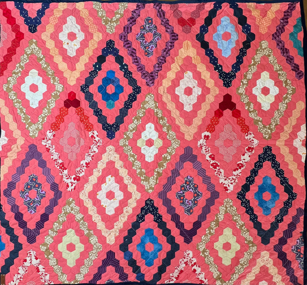 Collection of Coral, A Finished Quilt