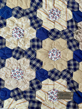 Load image into Gallery viewer, Silver Bells and Cockle Shells, A Finished Quilt