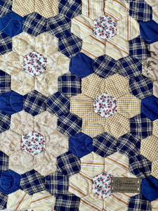 Silver Bells and Cockle Shells, A Finished Quilt