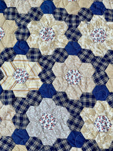 Load image into Gallery viewer, Silver Bells and Cockle Shells, A Finished Quilt