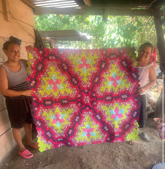 Monet's Wheel, A Finished Quilt+