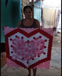 All My Love, A Finished Baby/Comfort Quilt