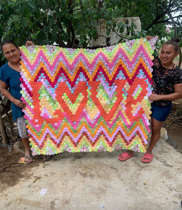 Love Love Love, A Finished Quilt