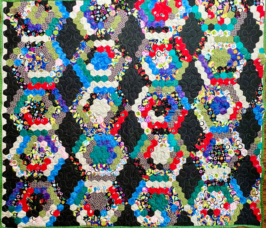 Cars Collide, A Finished Quilt