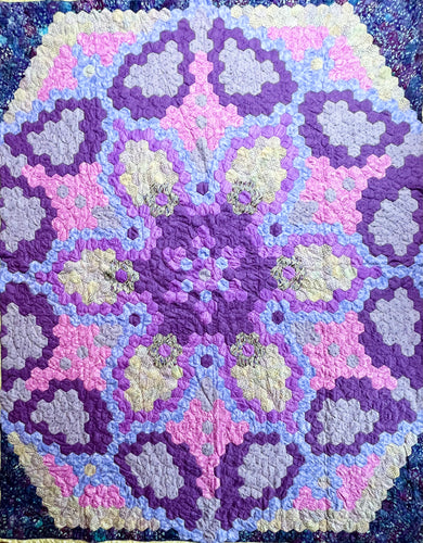 Beautiful Orchid, A Finished Quilt