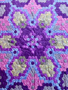 Beautiful Orchid, A Finished Quilt