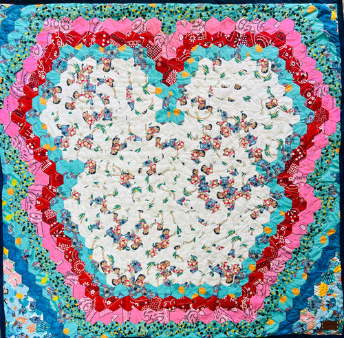 Lilo and Stitch, A Finished Baby/Comfort Quilt