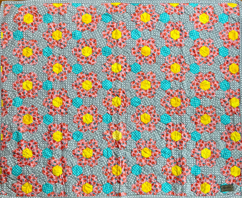 Strawberry Kisses, A Finished Quilt