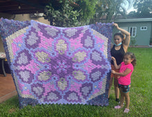 Load image into Gallery viewer, Beautiful Orchid, A Finished Quilt