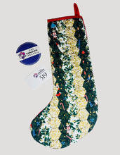 Load image into Gallery viewer, Nutcracker Christmas, A Finished Christmas Stocking