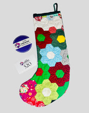 Load image into Gallery viewer, Sweetheart Christmas, A Finished Christmas Stocking