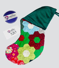 Load image into Gallery viewer, Sweetheart Christmas, A Finished Christmas Stocking