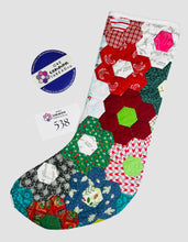 Load image into Gallery viewer, Step Into Christmas, A Finished Christmas Stocking