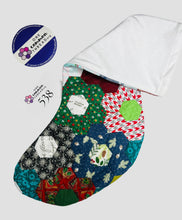 Load image into Gallery viewer, Step Into Christmas, A Finished Christmas Stocking