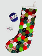 Load image into Gallery viewer, Dasher and Vixen, Finished Christmas Stocking