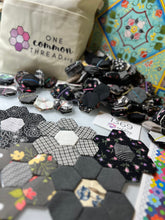 Load image into Gallery viewer, Tickling the Keys,  1&quot; Hexagons Throw Quilt Kit, 950 pieces