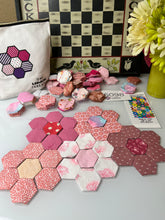 Load image into Gallery viewer, Color Me Pink, 1&quot; Hexagon Table Runner Kit, 260 pieces