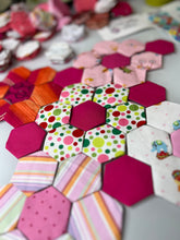 Load image into Gallery viewer, Sweethearts, 1&quot; Hexagon Table Runner Kit, 375 pieces