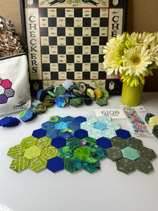 Ashbury Park, 1" Hexagon Table Runner Kit, 375 pieces