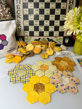 Load image into Gallery viewer, Sweet Canary, 1&quot; Hexagon Table Runner Kit, 250 pieces