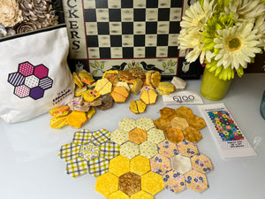 Sweet Canary, 1" Hexagon Table Runner Kit, 250 pieces