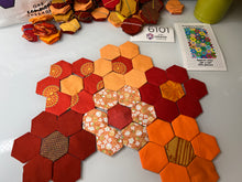 Load image into Gallery viewer, Orange You Glad I Didn&#39;t Say Banana, 1&quot; Hexagon Table Runner Kit, 260 pieces