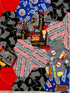 Nascar Baby, A Finished Baby Quilt