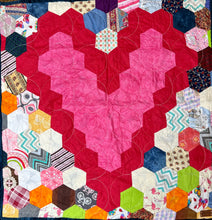 Load image into Gallery viewer, Big Heart Baby, A Finished Baby Quilt