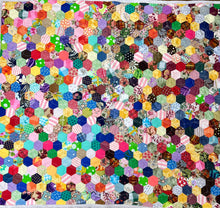 Load image into Gallery viewer, Confetti Kaleidoscope, A Finished Comfort Quilt