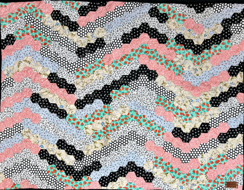 Musical Strawberries, A Finished Comfort or Baby Quilt