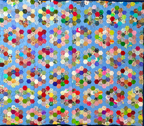 Beautiful Honeycombs, A Finished Quilt