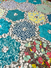 Load image into Gallery viewer, Turquoise Lemonade, A Finished Quilt