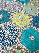 Load image into Gallery viewer, Turquoise Lemonade, A Finished Quilt