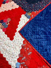 Load image into Gallery viewer, Summer Lovin&#39;, A Finished  Patriotic Love Quilt