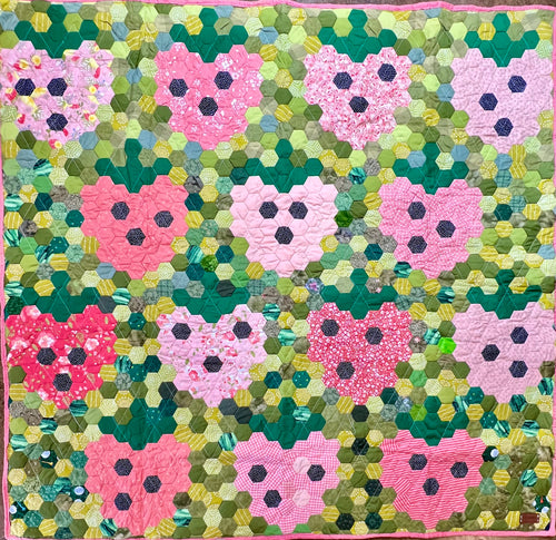 Fresas, A Finished Quilt