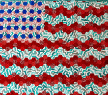 Load image into Gallery viewer, Rockets Did Blare, A Finished Patriotic Quilt