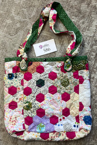 Miramar Beach, Multi Pocket Hexagon Bag