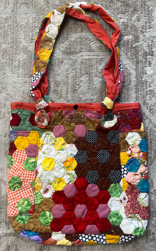 Golden Horn Beach, Multi Pocket Hexagon Bag