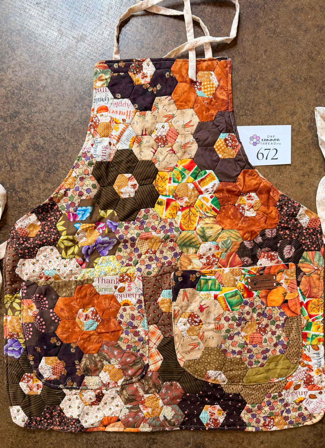 Gratitude, A Finished Apron