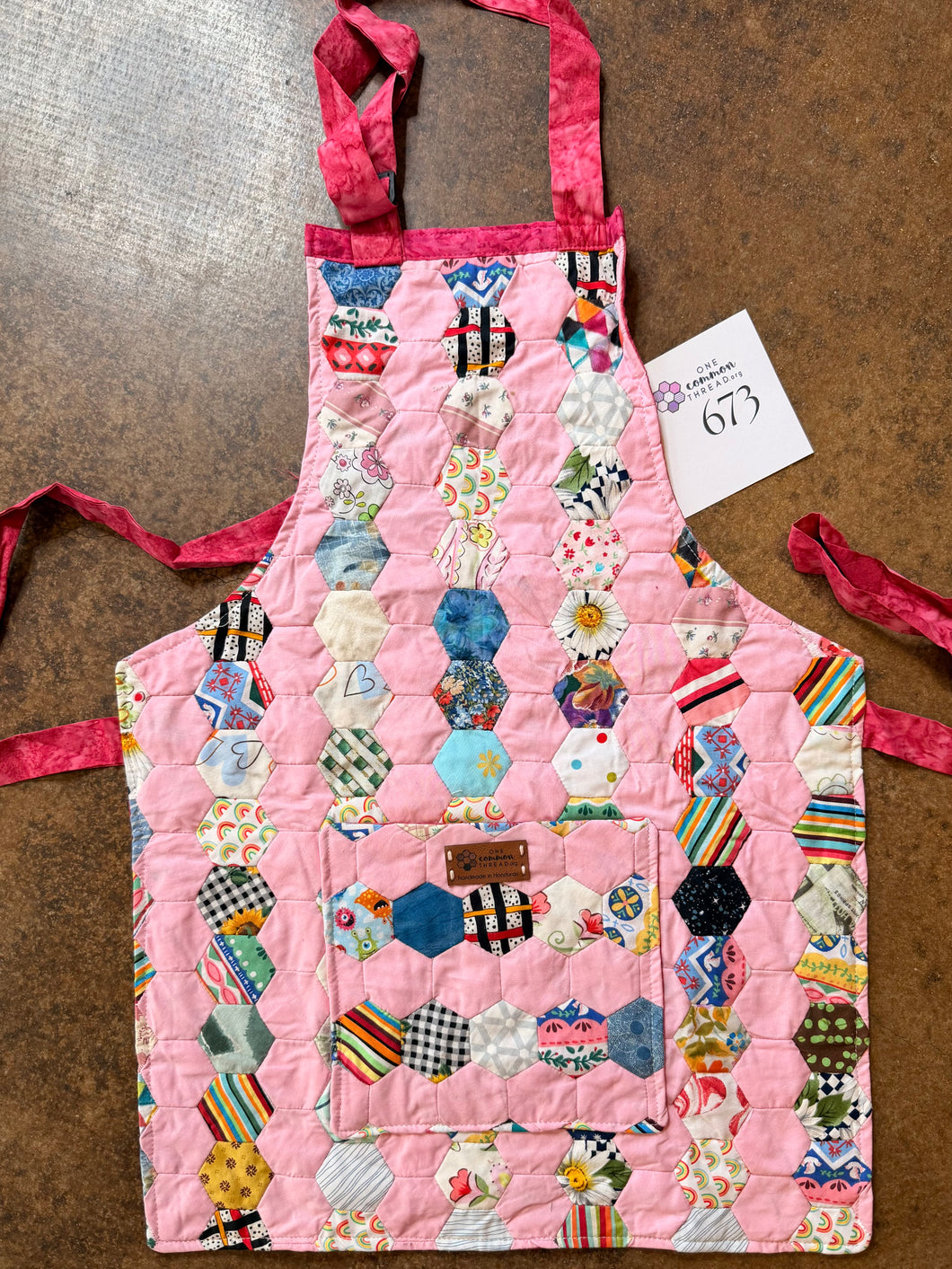 Pinkalicious, A Finished Children's Apron